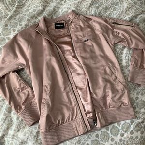 MEMBERS ONLY Urban Outfitters Blush Bomber Jacket